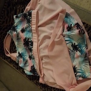 Girls 2 piece bathing suit.
